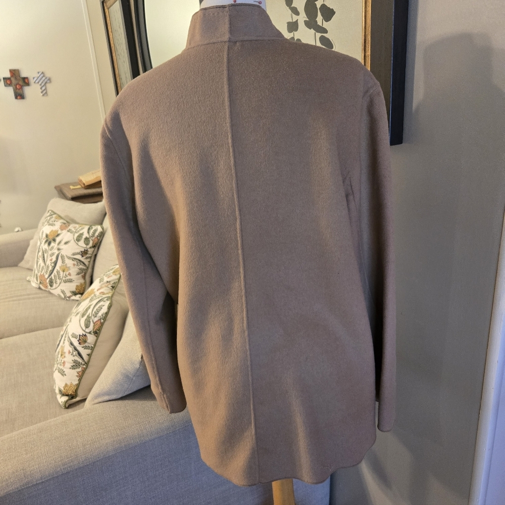 Chico's: Women's Tan Open Front Jacket - Picture 2 of 6